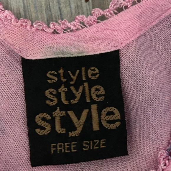 NWT! Women's Style Purple/Orange Tie Dye Swing Dress - One Size - Picture 6 of 10